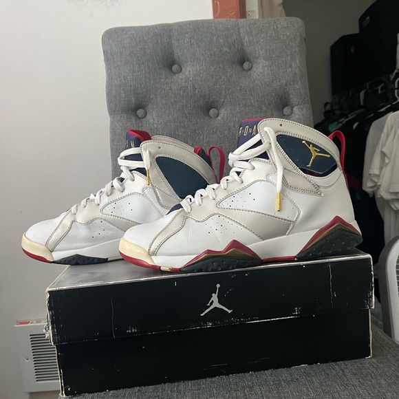 I’m selling size 11 2012 Air Jordan 7 Retro 'Olympic' 2012| near mint condition - Picture 2 of 8